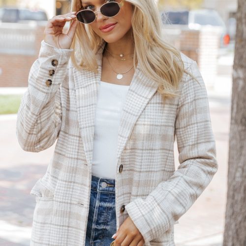 after fall tan plaid trench coat 739954