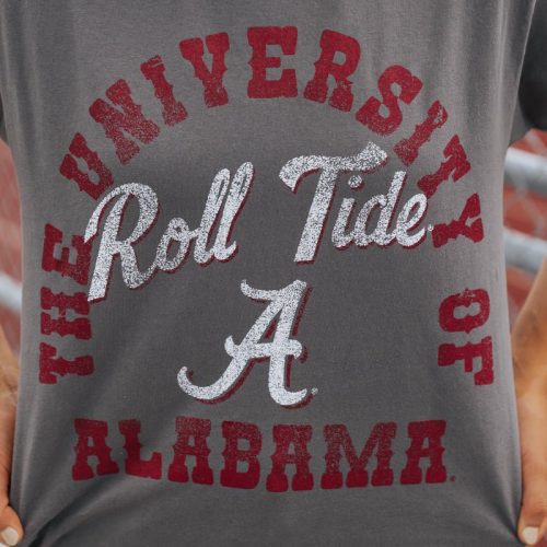 alabama roll tide graphic tee charcoal 830558