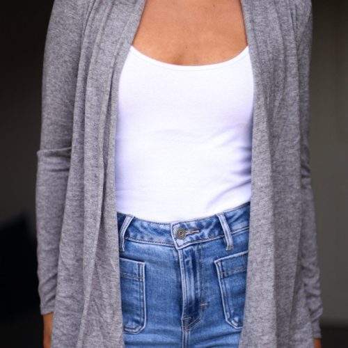 all day every day grey cardigan 574597