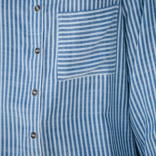 blue stripe button down shirt 127369