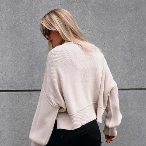 bonfire dolman sleeve sweater beige 125538