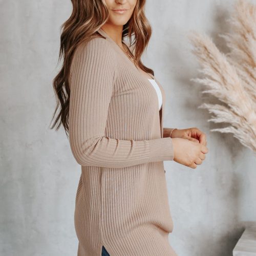 charleston open front ribbed cardigan 901136