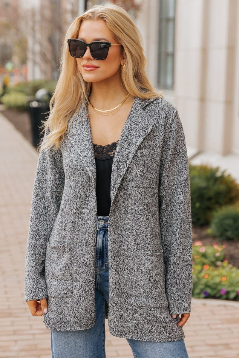 classy elegant wool coat charcoal 606531