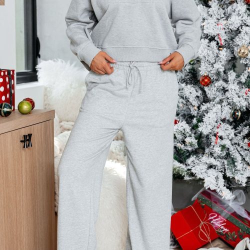 comfort lounge grey wide leg sweatpants 720428