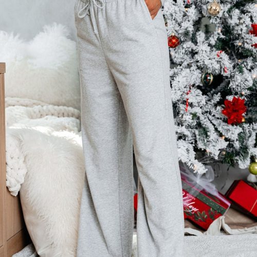 comfort lounge grey wide leg sweatpants 785140