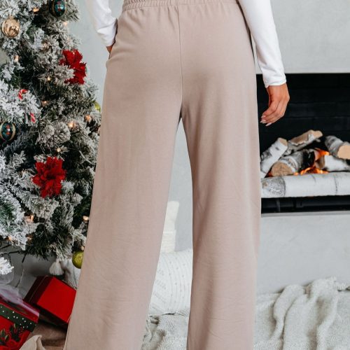 comfort lounge mocha wide leg sweatpants 414958