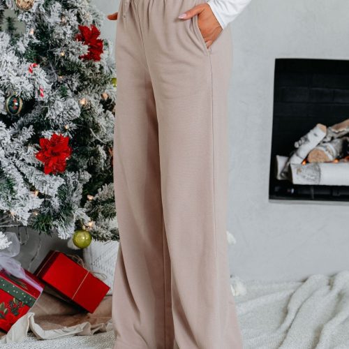 comfort lounge mocha wide leg sweatpants 908672