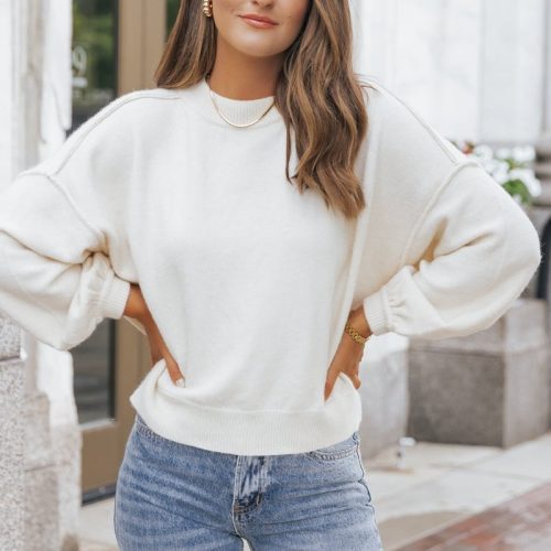 cozy long dolman sleeve sweater 362546