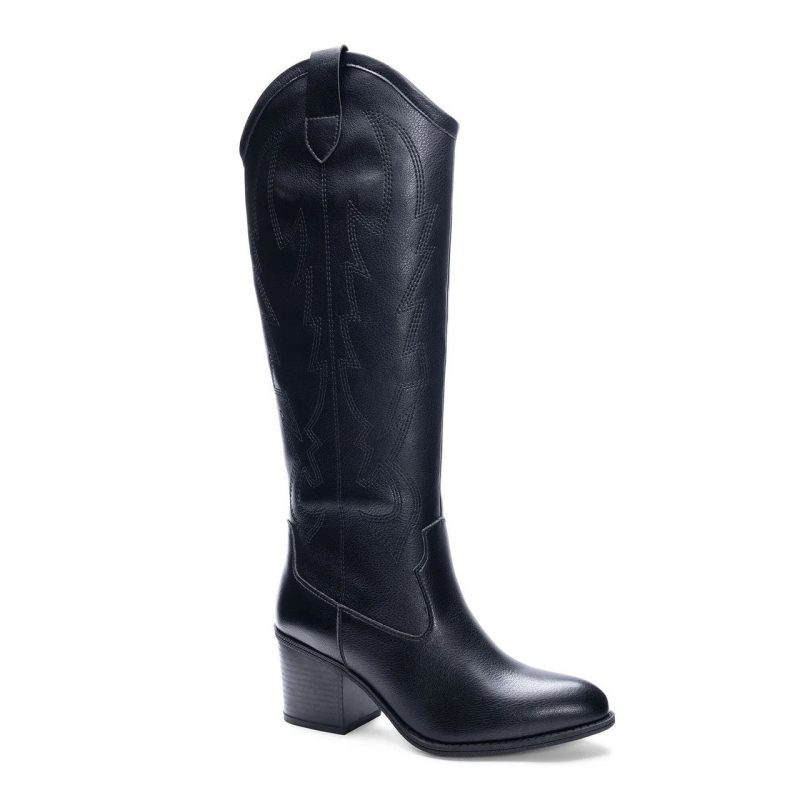 dirty laundry upwind black western boots 836853