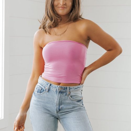 Double Lined Jersey Tube Top - Magnolia Boutique