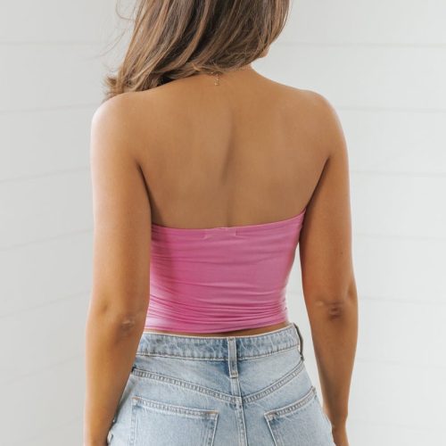 double lined jersey tube top 675926