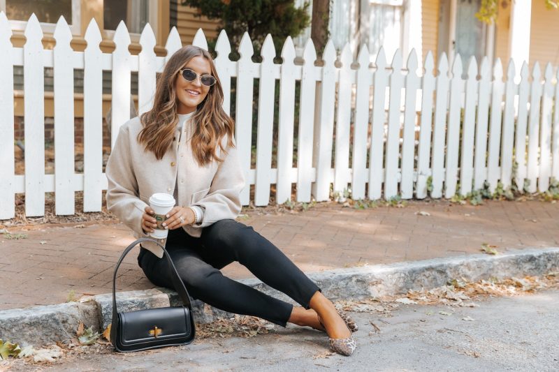 effortless beige bomber jacket 143748