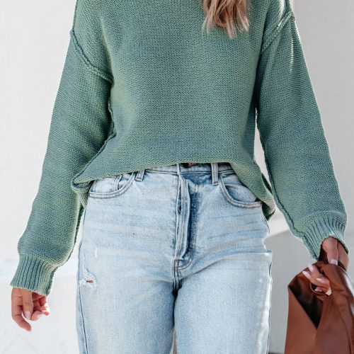 everyday fall pullover sweater sage 334053