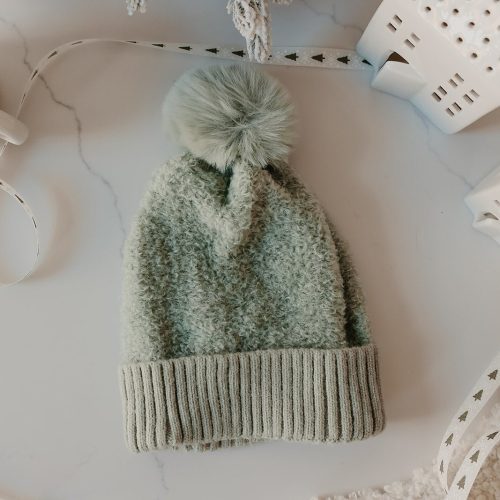 Faux Fur Teddy Pom Beanie - Magnolia Boutique