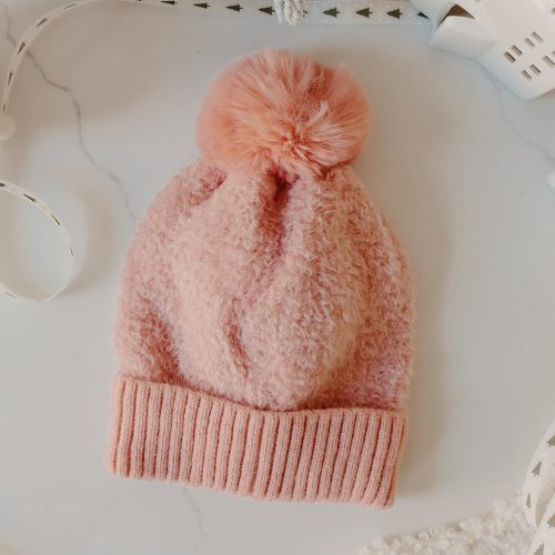 Faux Fur Teddy Pom Beanie - Magnolia Boutique