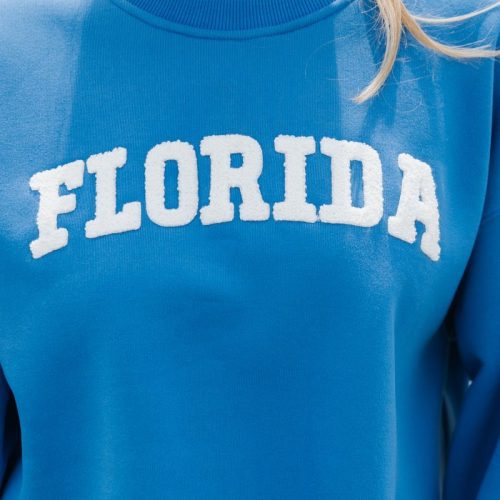 florida blue cropped sweatshirt 244448