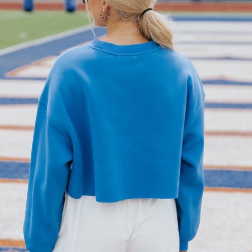 florida blue cropped sweatshirt 281296