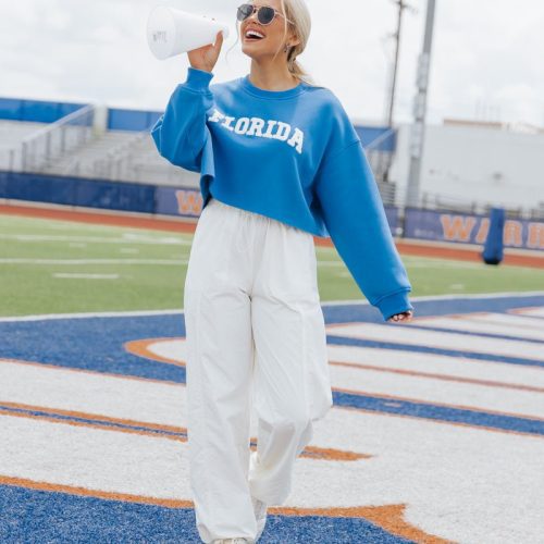 florida blue cropped sweatshirt 684979