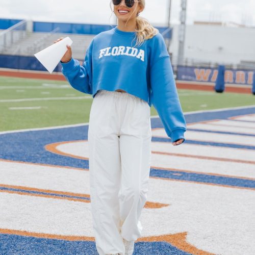 florida blue cropped sweatshirt 886607