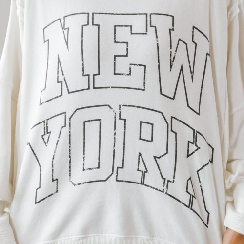 free people cream new york pullover tee 897185