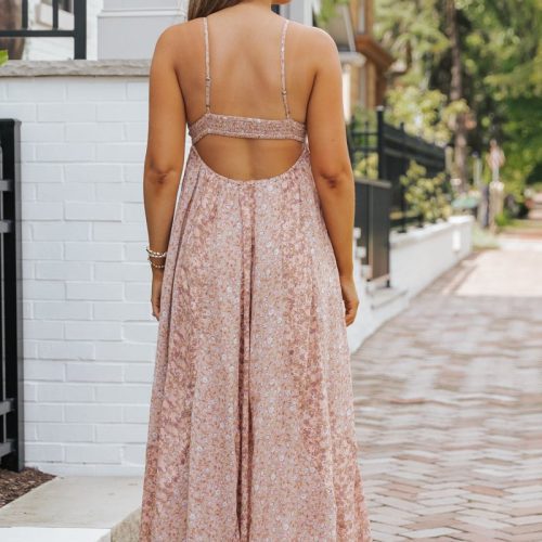 free people dusty pink forever time maxi dress 123144