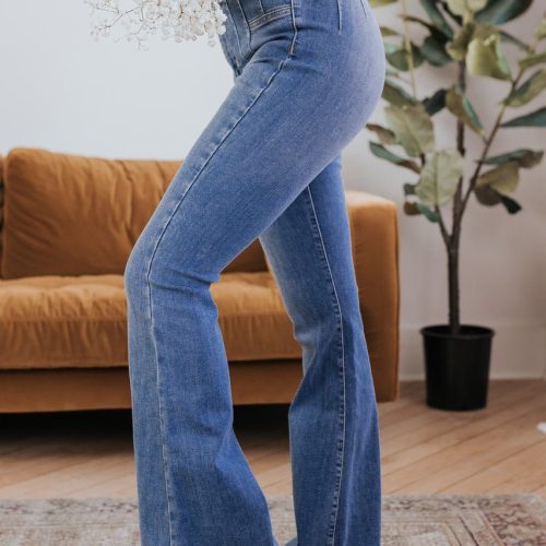 free people jayde sunburst blue flares final sale 820987