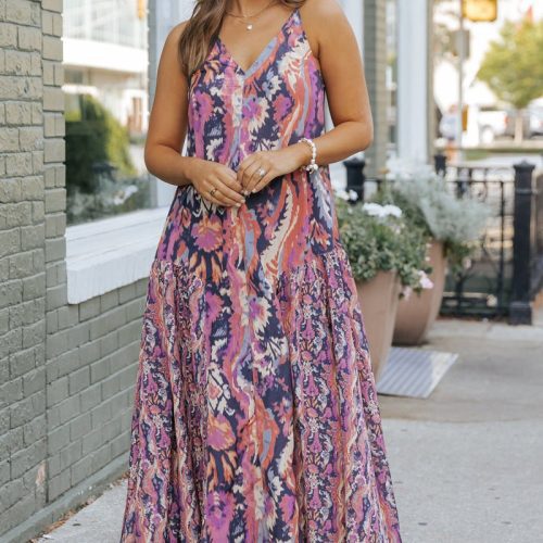 free people multi print everything and more maxi dress 324393