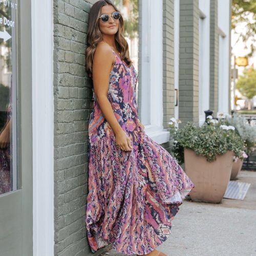 free people multi print everything and more maxi dress 534459