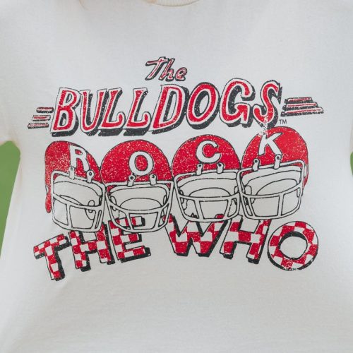 georgia bulldogs graphic tee cream 306947