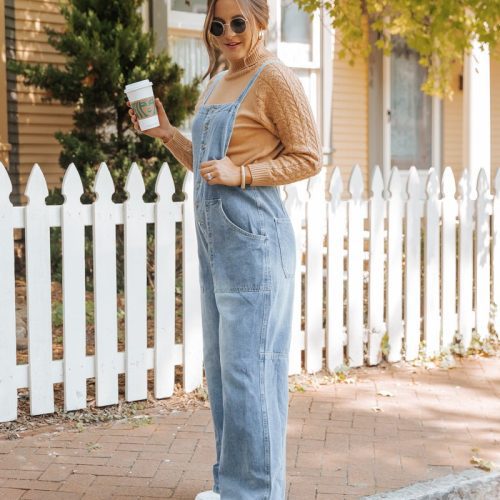 georgia wide leg denim overalls 898680