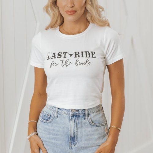 ivory last ride for the bride t shirt 384732