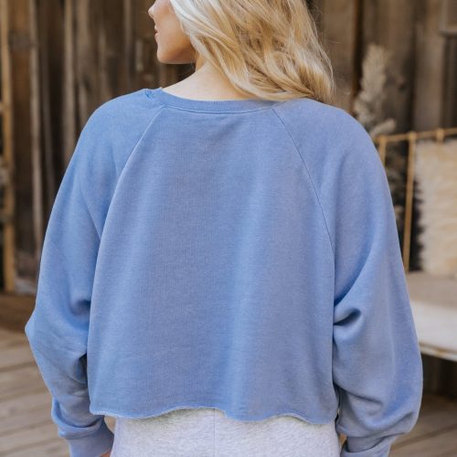 jenna blue crew neck sweatshirt 227586