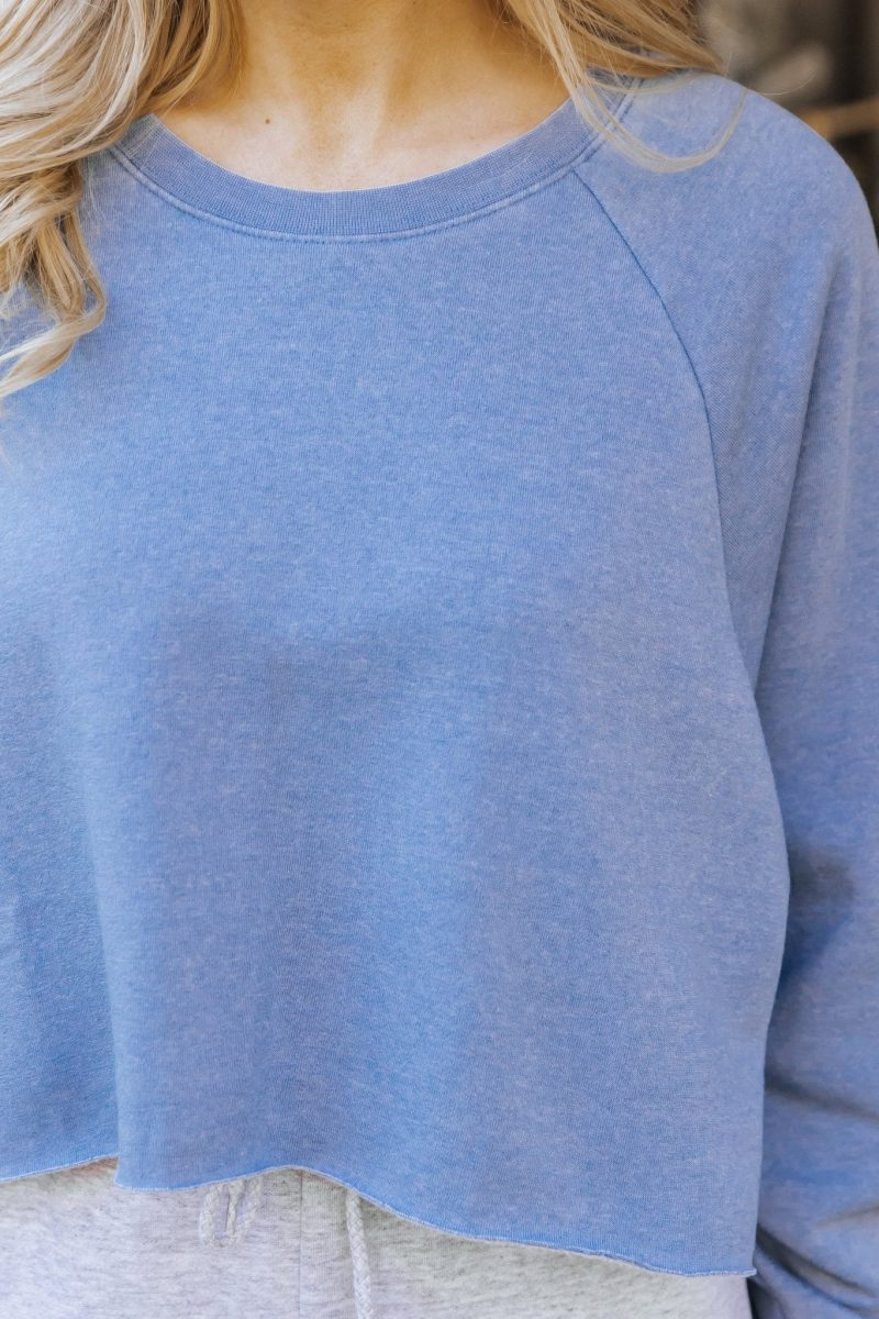 jenna blue crew neck sweatshirt 623717