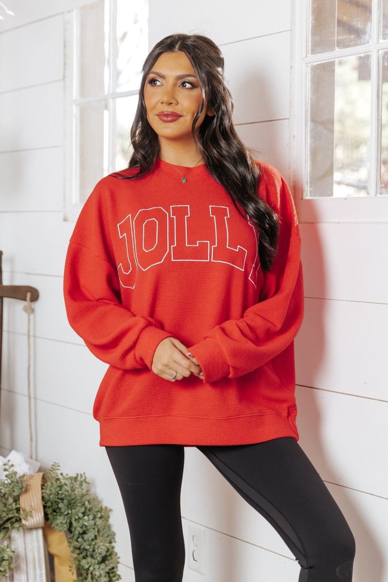 jolly red graphic sweatshirt 184191