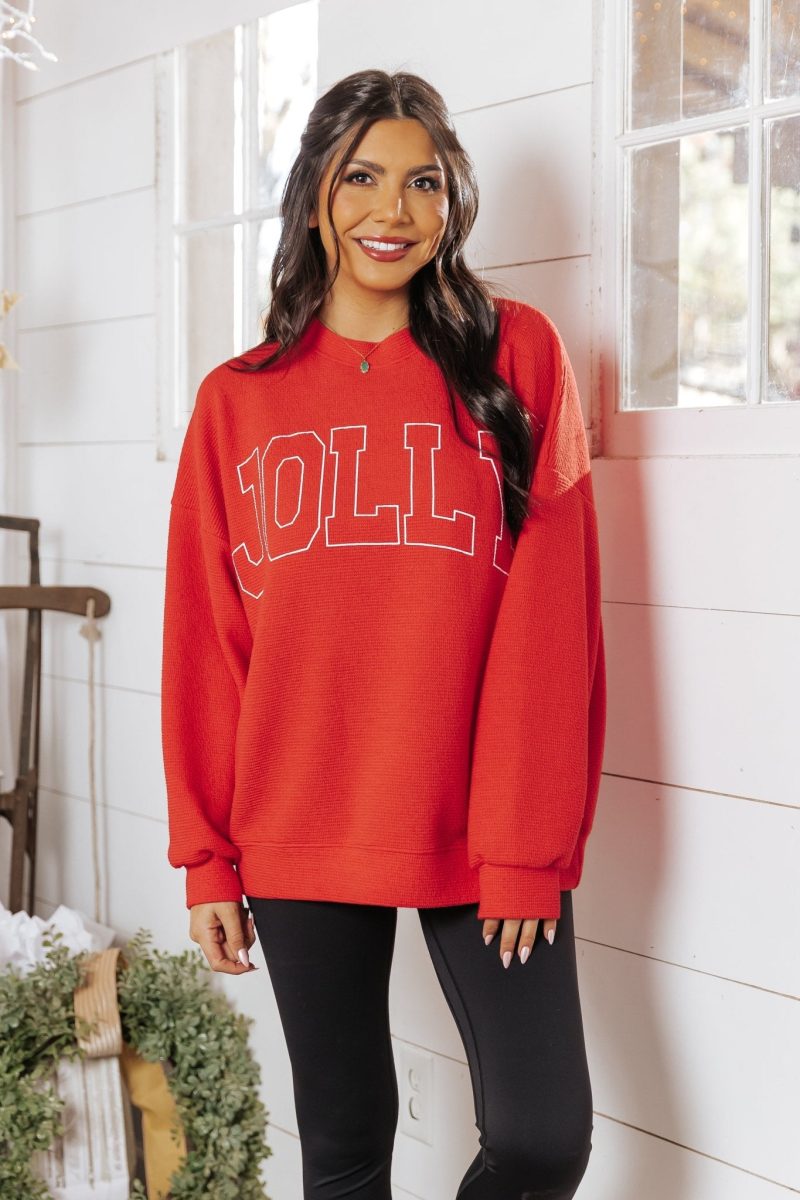 jolly red graphic sweatshirt 345737