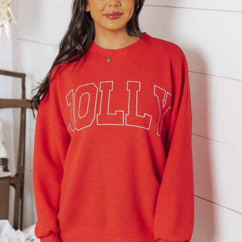 jolly red graphic sweatshirt 464503