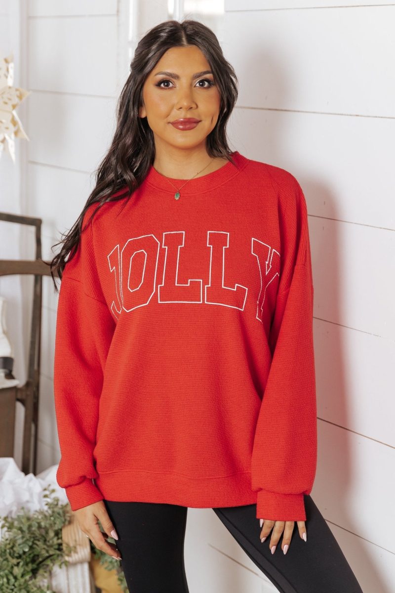 jolly red graphic sweatshirt 464503