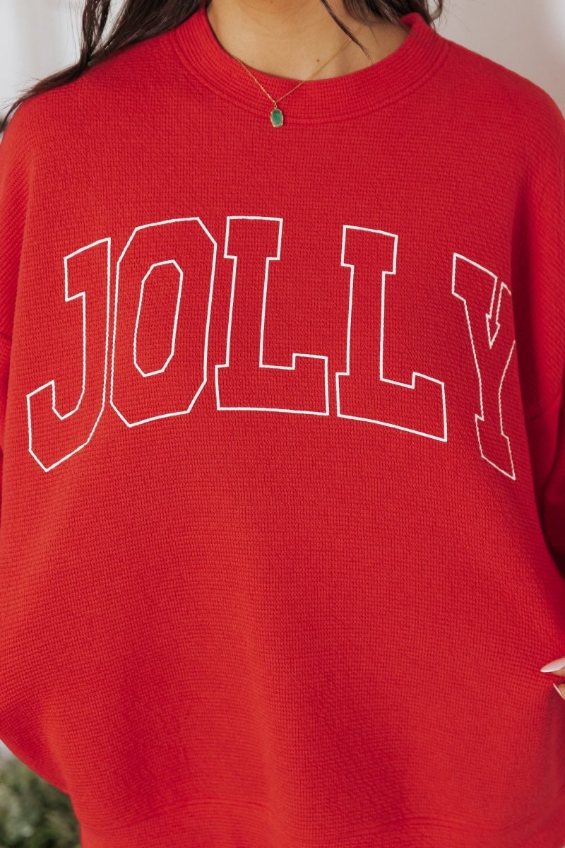 jolly red graphic sweatshirt 471208