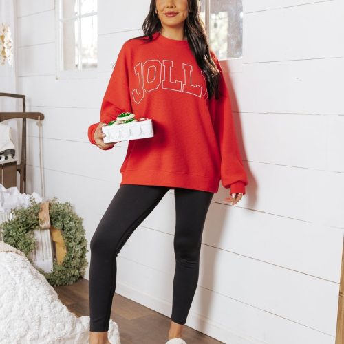 jolly red graphic sweatshirt 590329