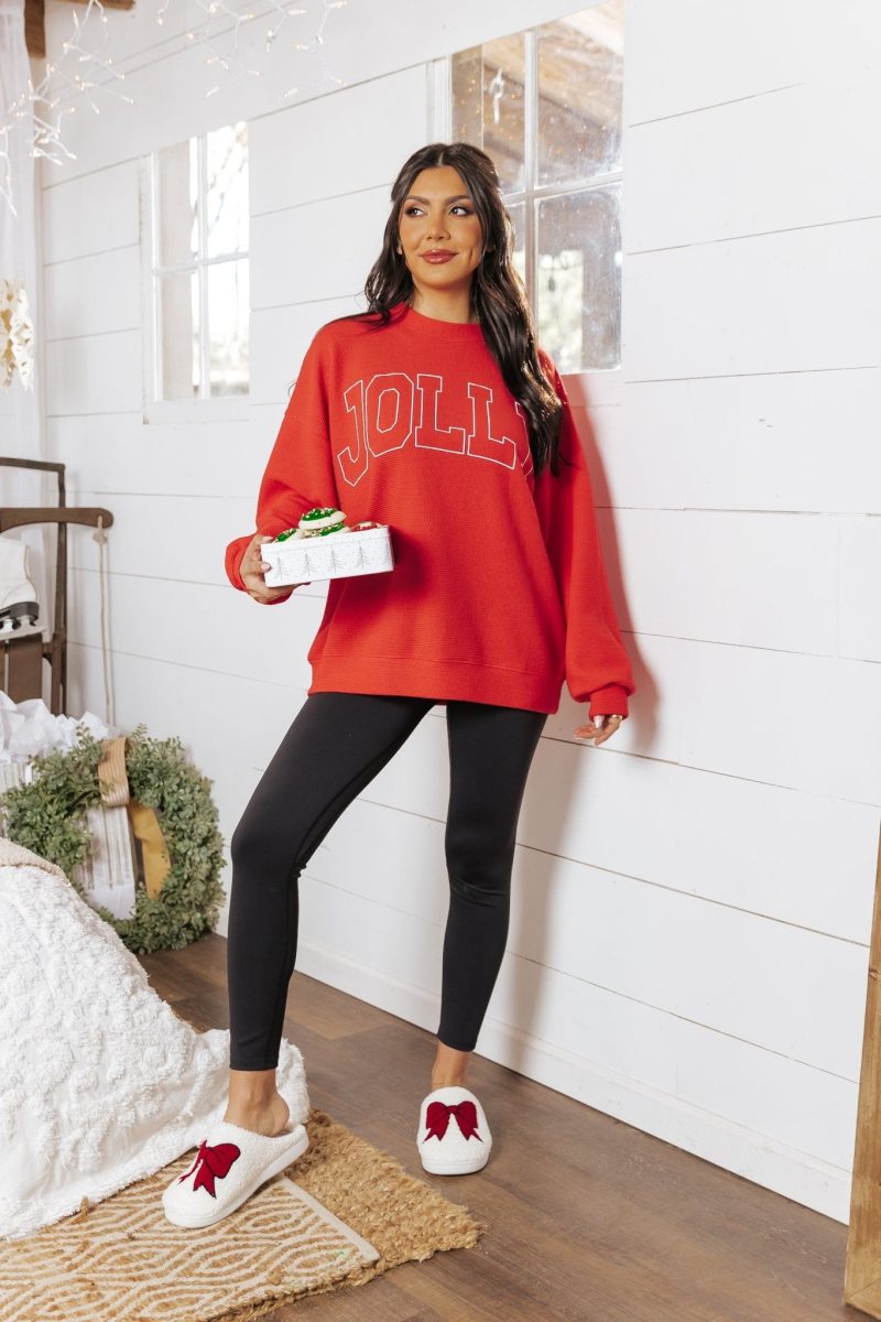 jolly red graphic sweatshirt 590329