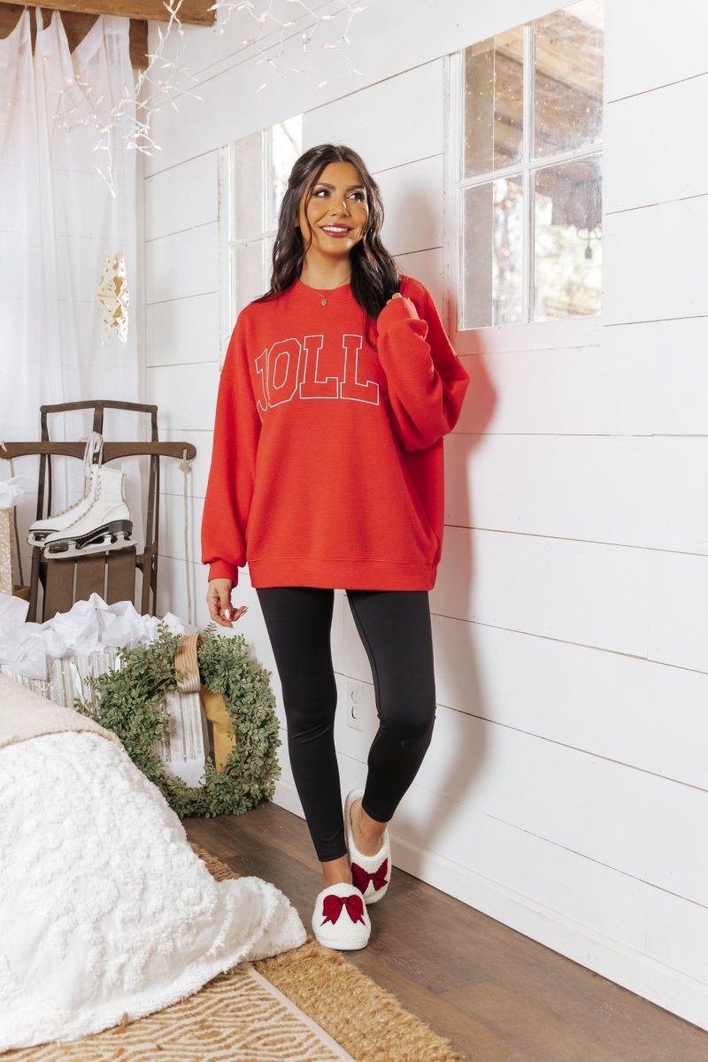 jolly red graphic sweatshirt 635318