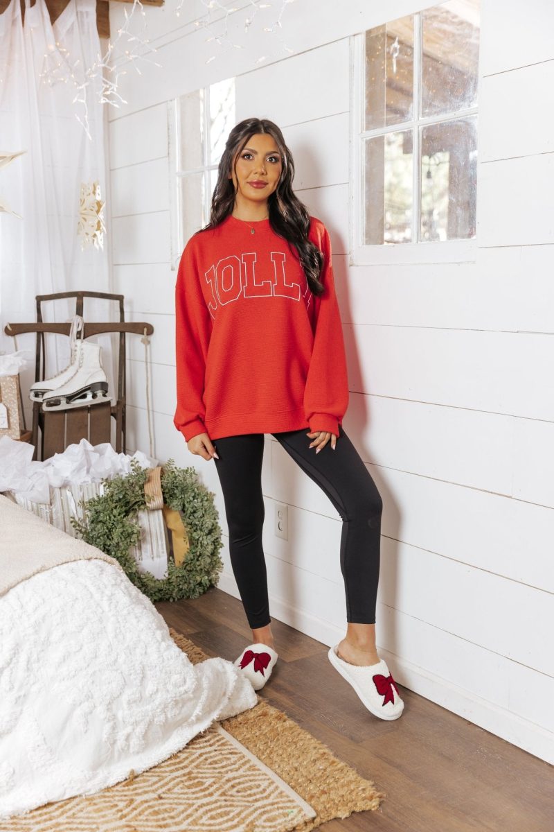 jolly red graphic sweatshirt 646412