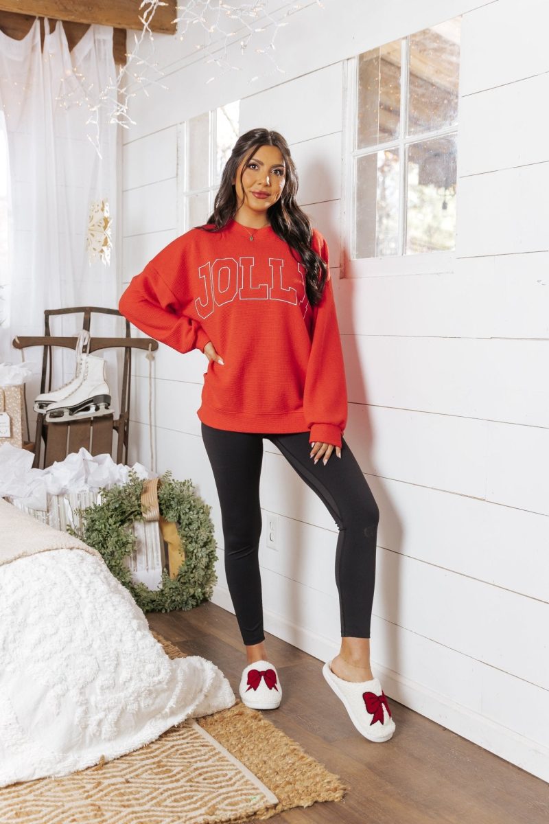 jolly red graphic sweatshirt 783055