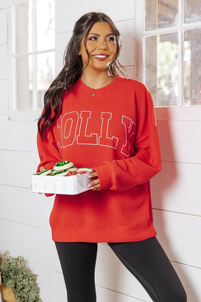 jolly red graphic sweatshirt 951960