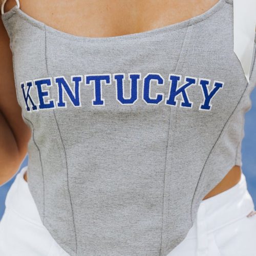 kentucky sleeveless satin bow top 450244