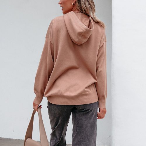 light brown cashmere hooded sweatshirt pre order 832335