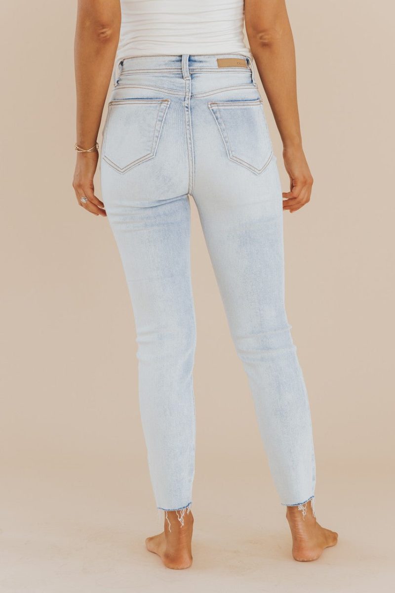 light high rise skinny mom jeans final sale 103922