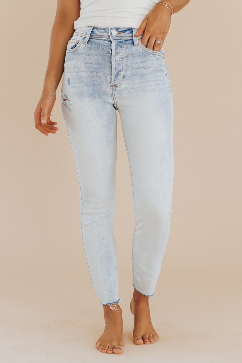 light high rise skinny mom jeans final sale 726452