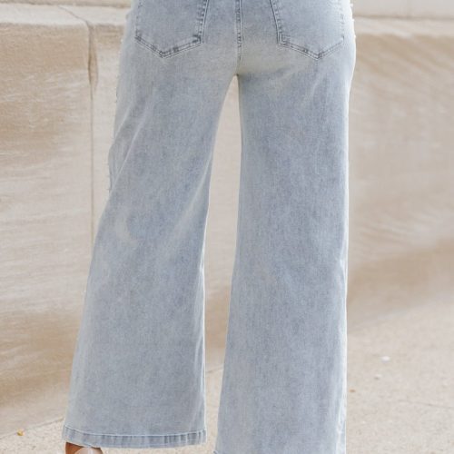 light wash pearl detail cropped jeans 917322