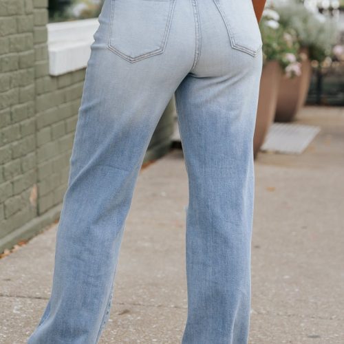 light wash super high rise distressed dad jeans 361625